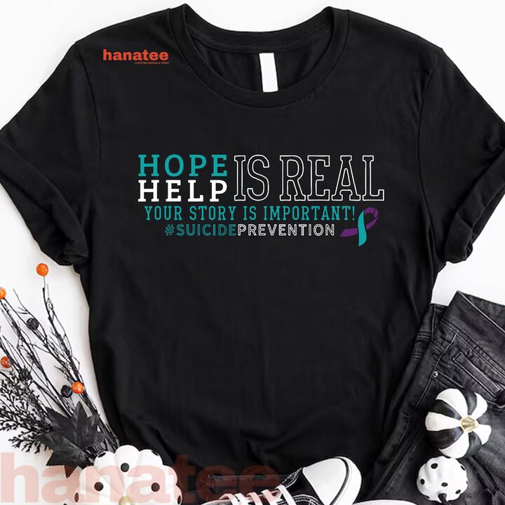 Support Hope Help Suicide Prevention Awareness