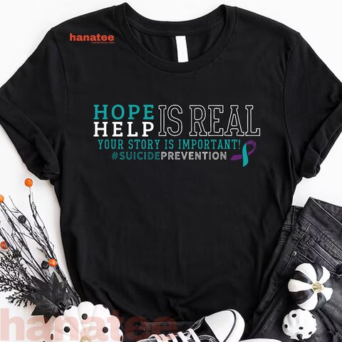 Support Hope Help Suicide Prevention Awareness
