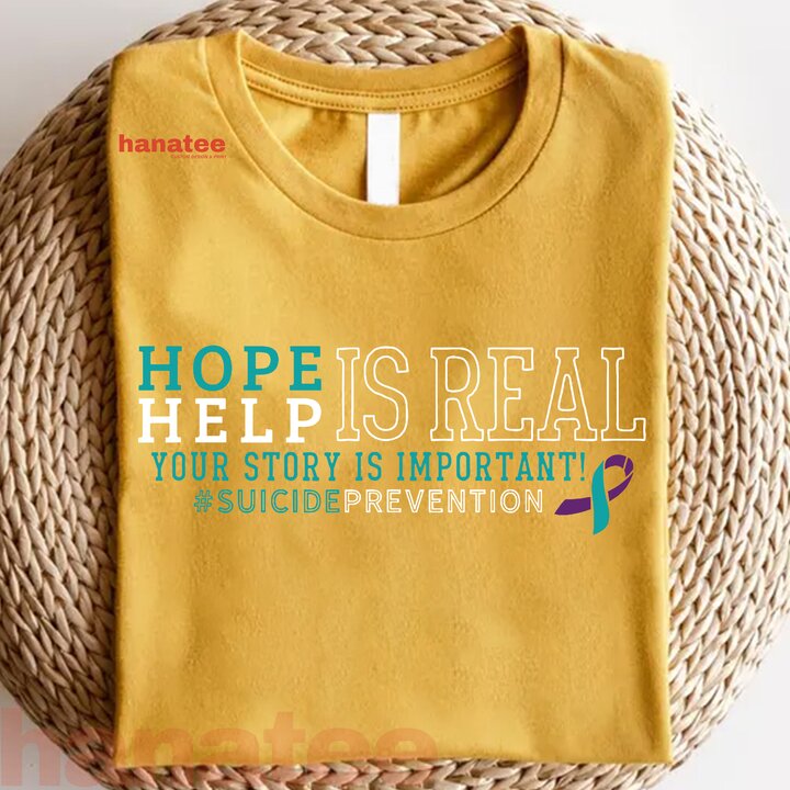Support Hope Help Suicide Prevention Awareness
