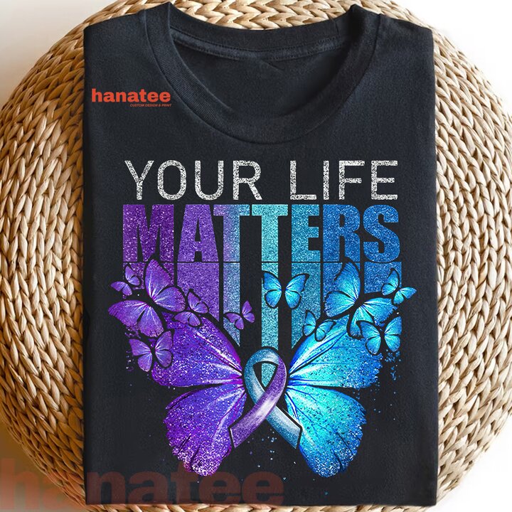 Your Life Matter Purple Ribbon Suicide Prevention Awareness