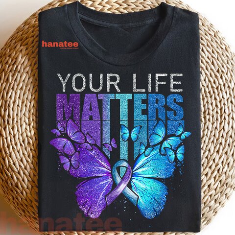 Your Life Matter Purple Ribbon Suicide Prevention Awareness