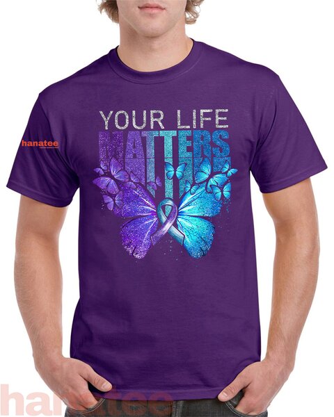 Your Life Matter Purple Ribbon Suicide Prevention Awareness