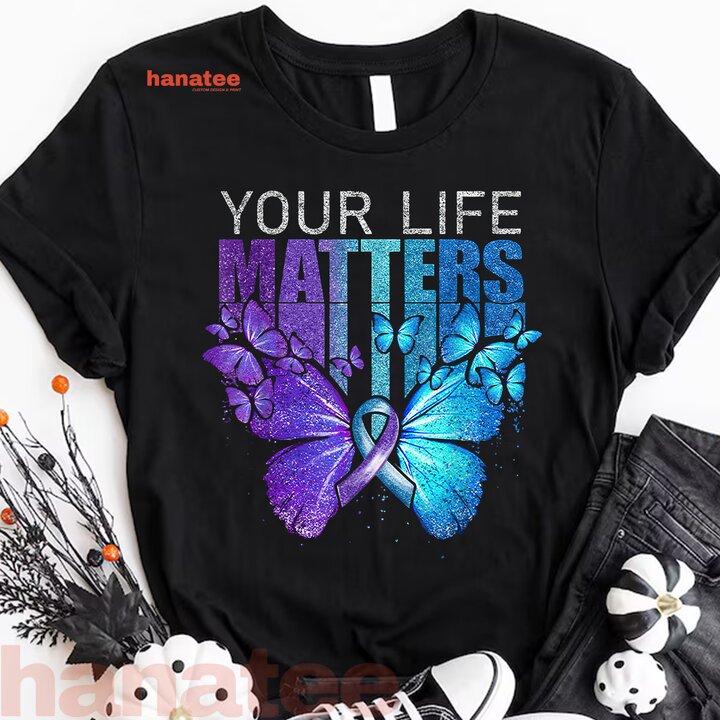 Your Life Matter Purple Ribbon Suicide Prevention Awareness