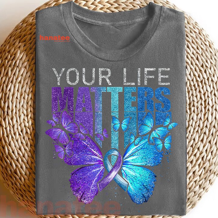 Your Life Matter Purple Ribbon Suicide Prevention Awareness