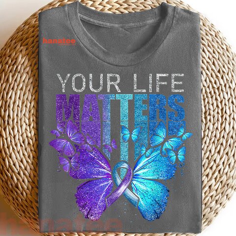 Your Life Matter Purple Ribbon Suicide Prevention Awareness