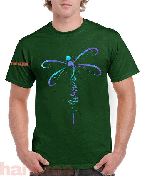 Warrior Dragonfly Semicolon Suicide Prevention Awareness