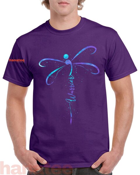 Warrior Dragonfly Semicolon Suicide Prevention Awareness
