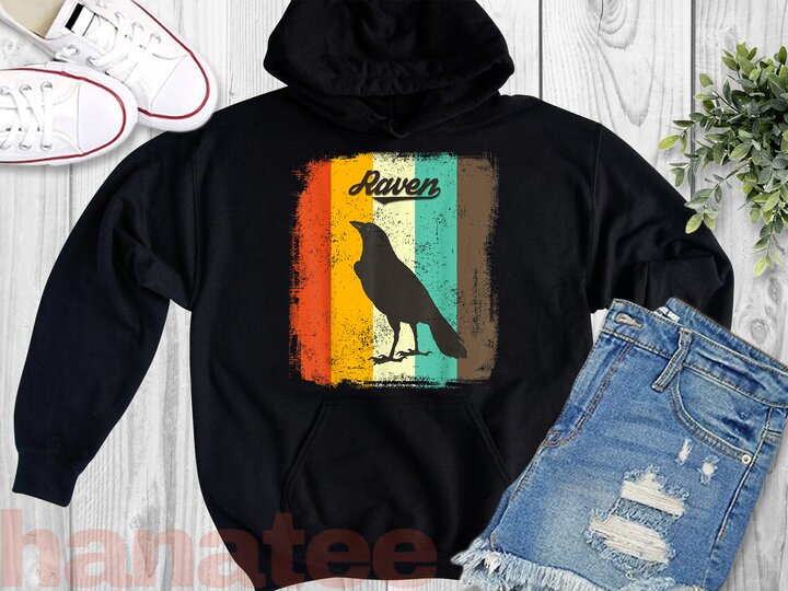 Raven Vintage Bird Lover 