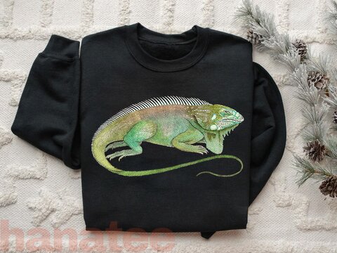 Realistic Iguana Herpetologist  