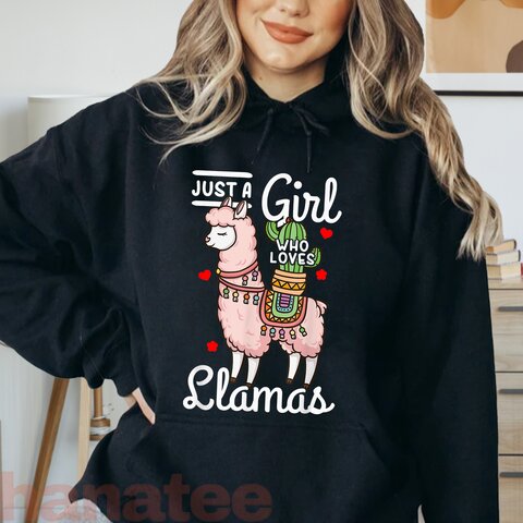 Llama Just A Girl Who Loves Llamas 