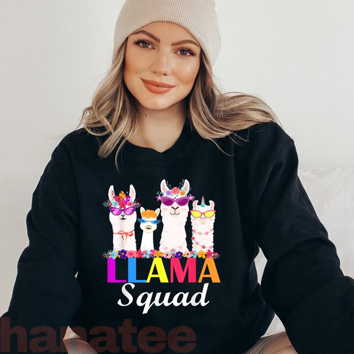 Llama Squad Funny Cute Llama 