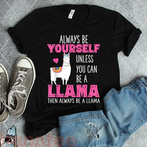 Llama Funny Quotes Always Be Yourself