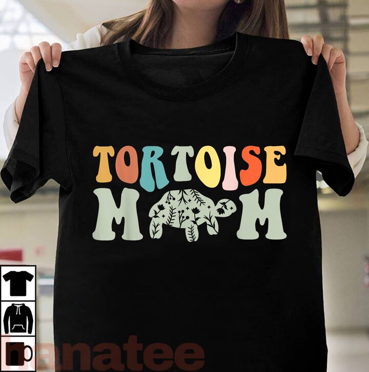 Tortoise Mom Cotton Tee T-Shirt 