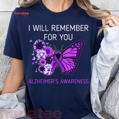 I'll Remember For You Butterfly Alzheimer Awareness