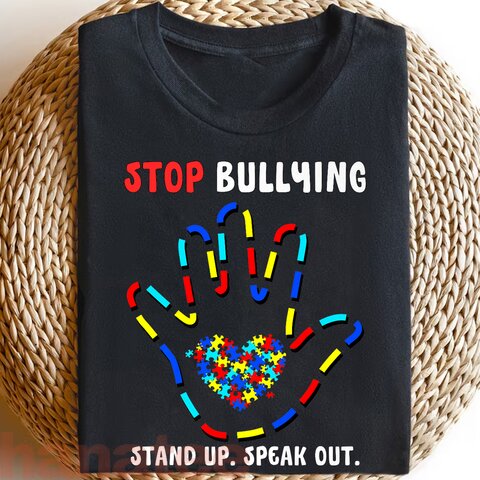 Stop Bullying Stand-Up Speak-Out Anti-Bullying Autism Kids
