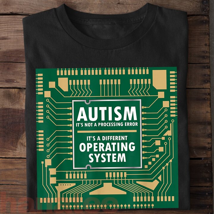 Autism Not Error Different Operating System Autistic Puzzle 