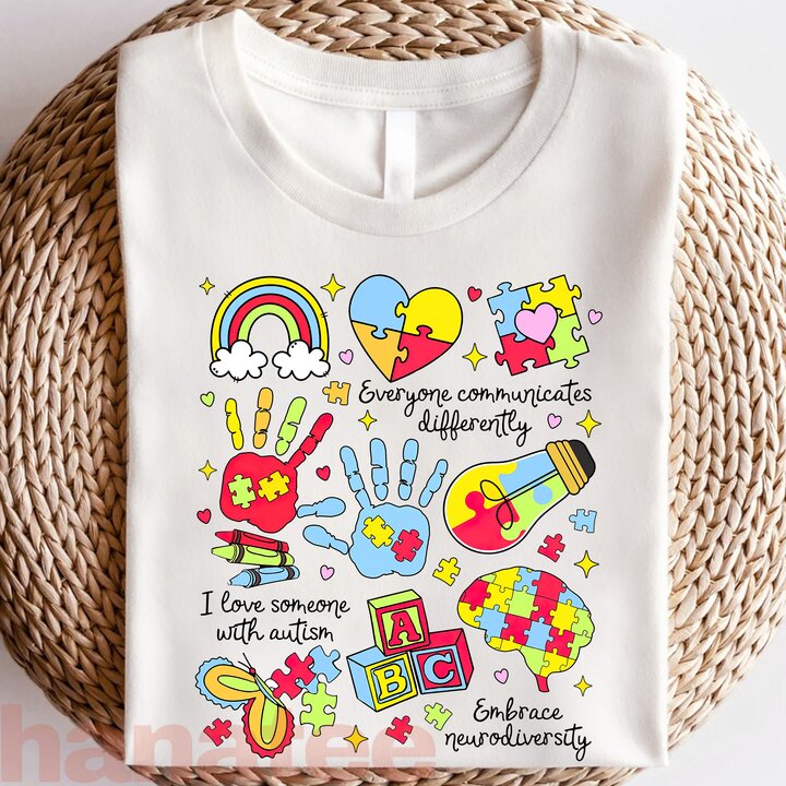 Everyone Communicates Differently Autism Month Acceptance