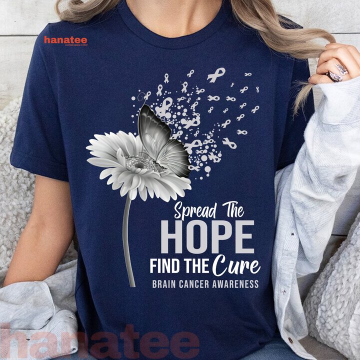 Spread The Hope Find The Cure Brain Cancer Awareness