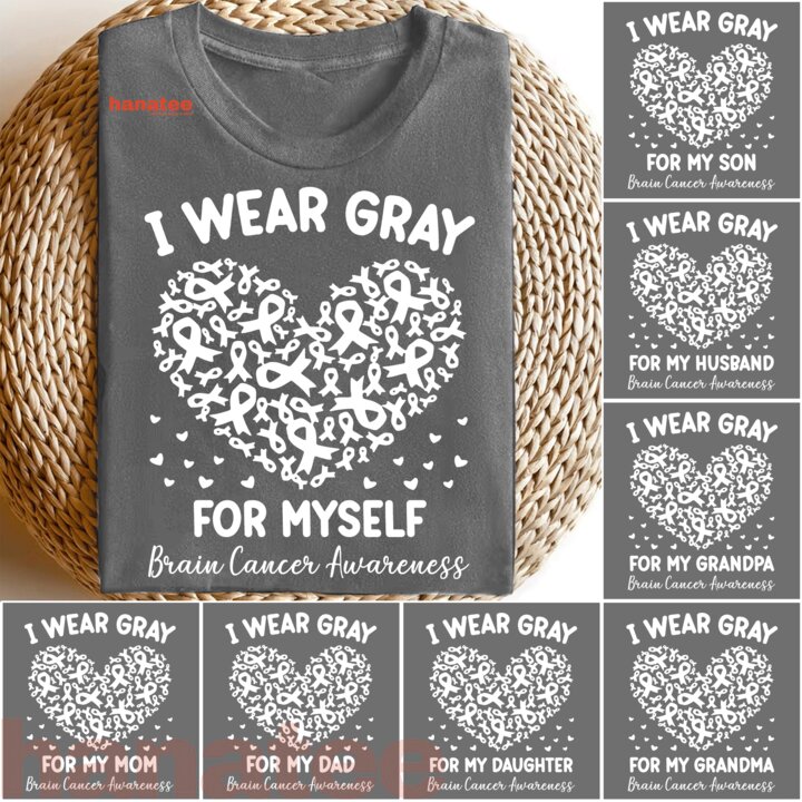 Custom Name-I Wear Grey For Someone I Love