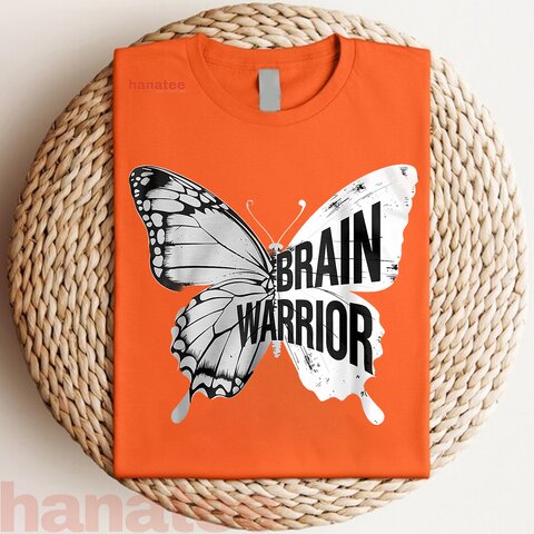Grey Ribbon Butterfly Brain Cancer Survivor