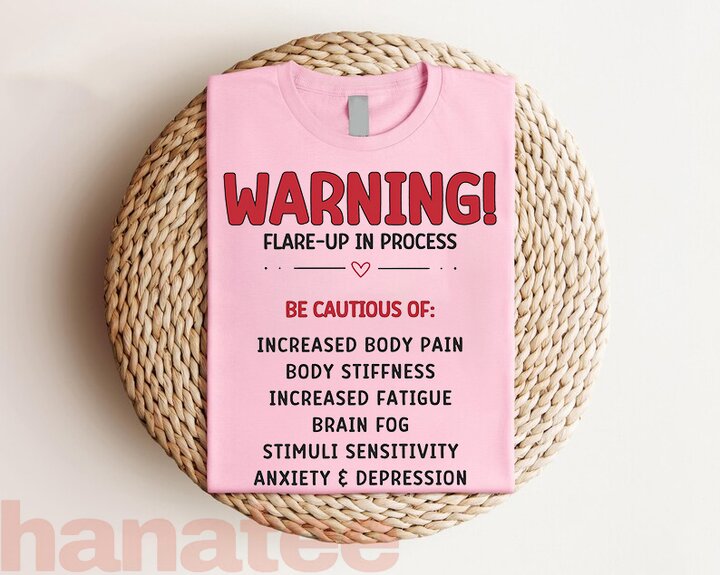 Warning Flare Up In Process Fibromyalgia Awareness