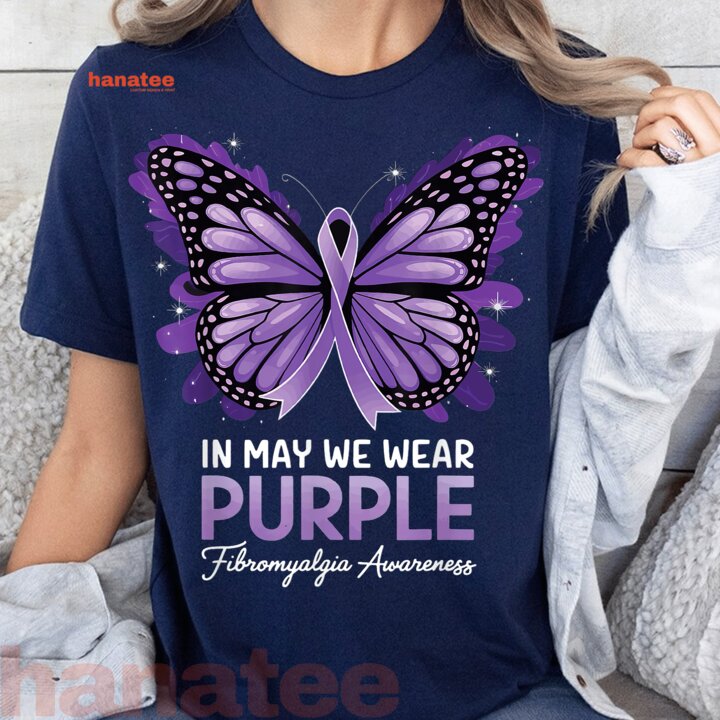 In May We Wear Purple Fibromyalgia Awareness