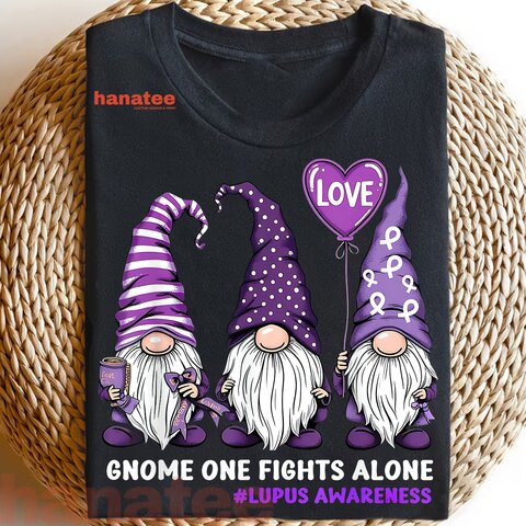 Gnome One Fights Alone Lupus Awareness  