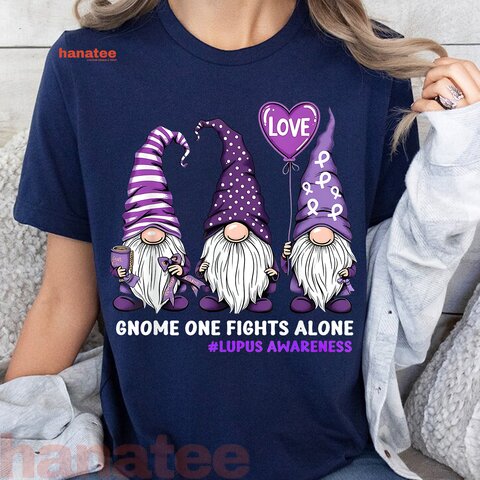 Gnome One Fights Alone Lupus Awareness  
