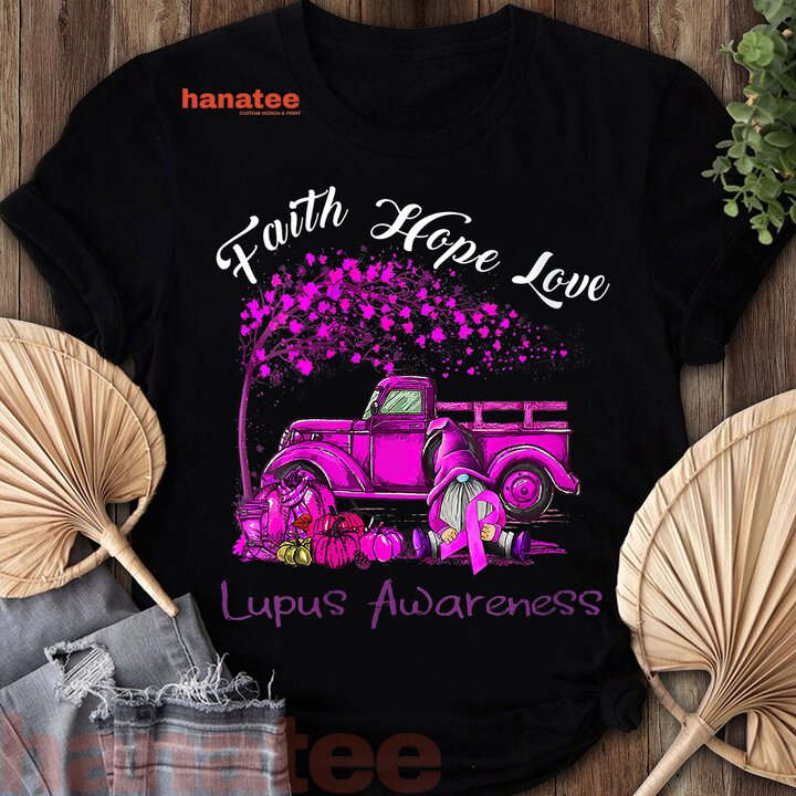 Faith Hope Love Truck Lupus Awareness