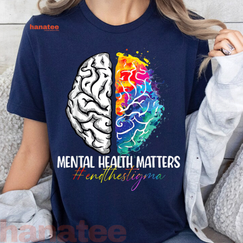 End The Stigma Mental Health Matters Tie Dye  