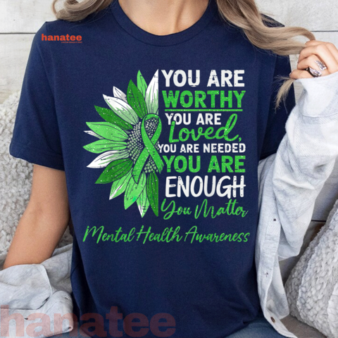 Warrior Green Ribbon Mental Health Awareness 