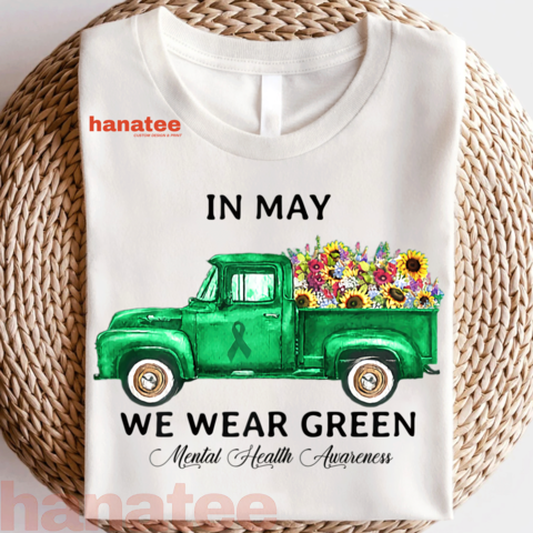 Green Truck Flower Mental Health Awareness