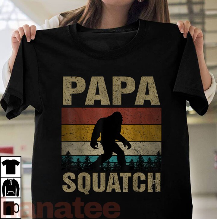 Papa Squatch Bigfoot Papa Sasquatch Yeti Family