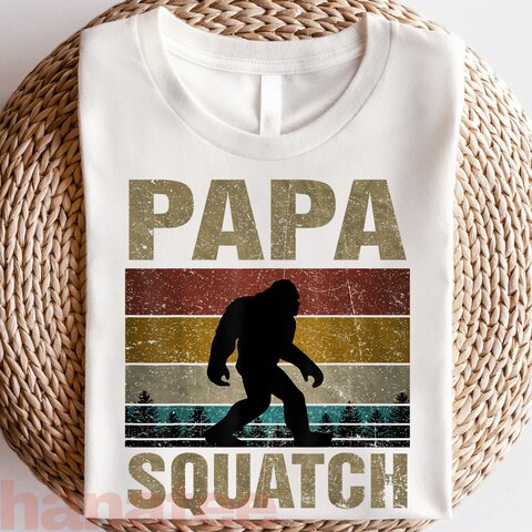 Papa Squatch Bigfoot Papa Sasquatch Yeti Family