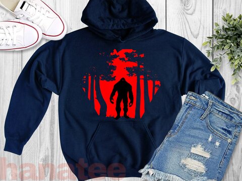 Scary Bigfoot In The Woods