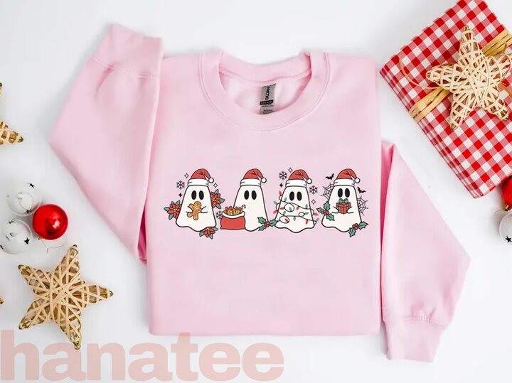 Cute Ghost Santa