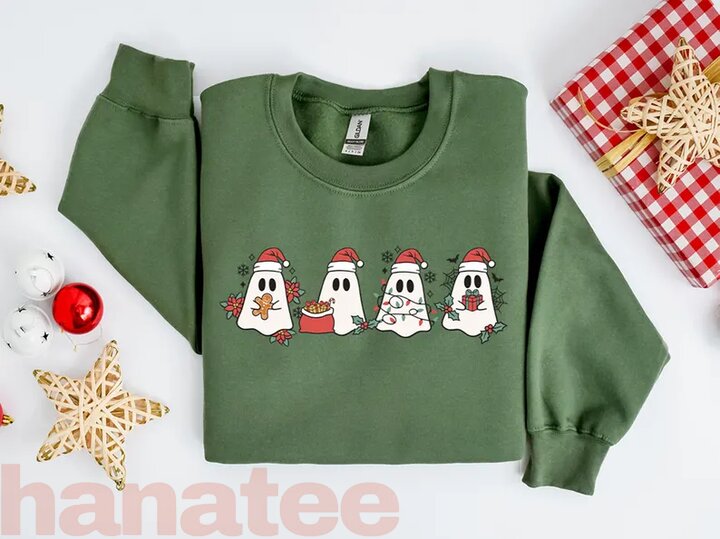 Cute Ghost Santa