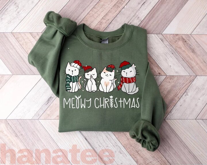 Meowy Christmas Cat Lover