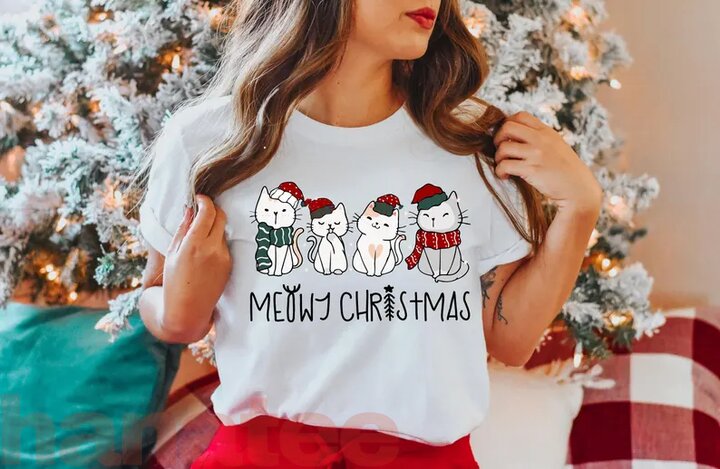 Meowy Christmas Cat Lover