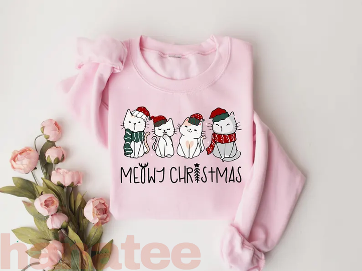 Meowy Christmas Cat Lover