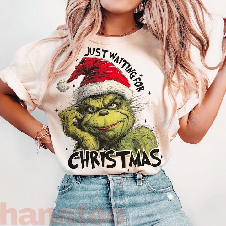 Funny Grinch Just Waiting For Christmas