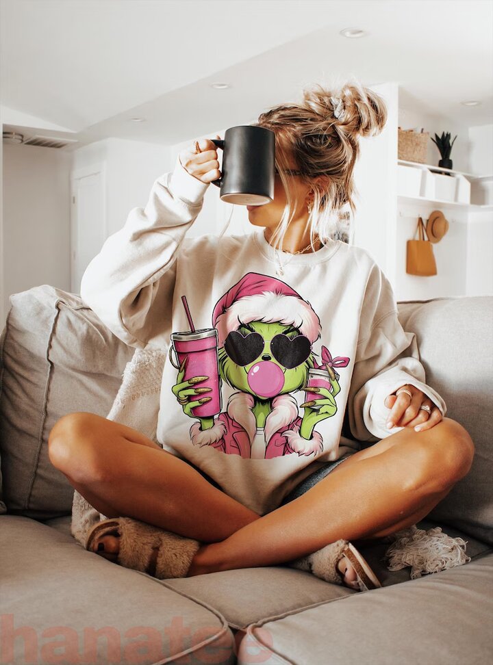 Grinch Girl Cool Christmas