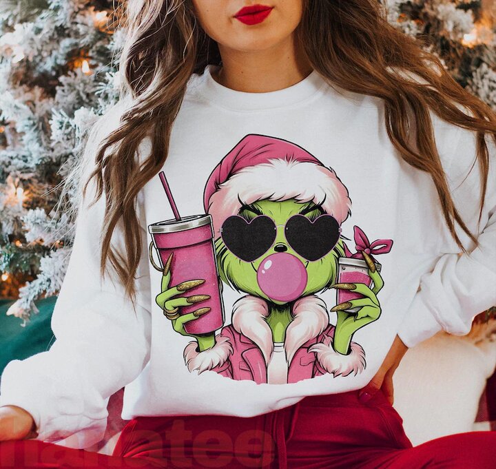 Grinch Girl Cool Christmas