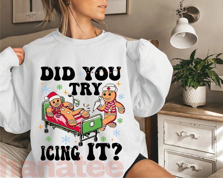 Funny Christmas Did You Try Icing 