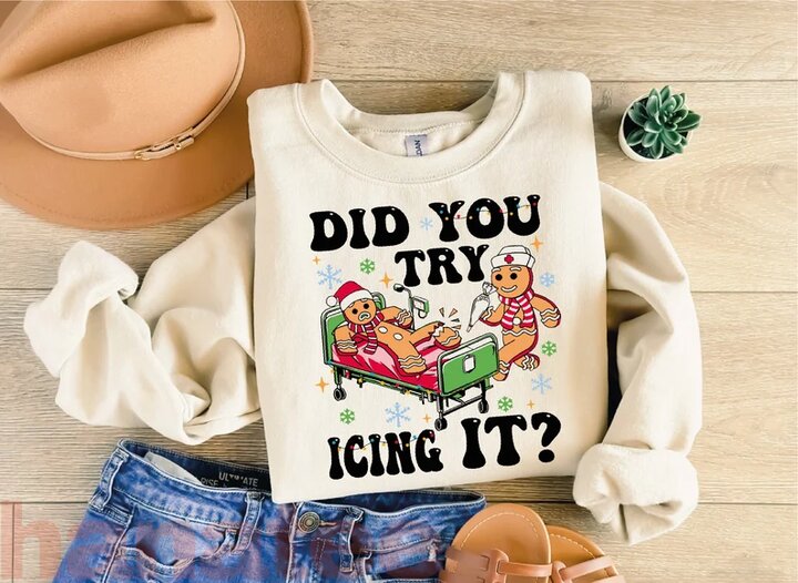 Funny Christmas Did You Try Icing 