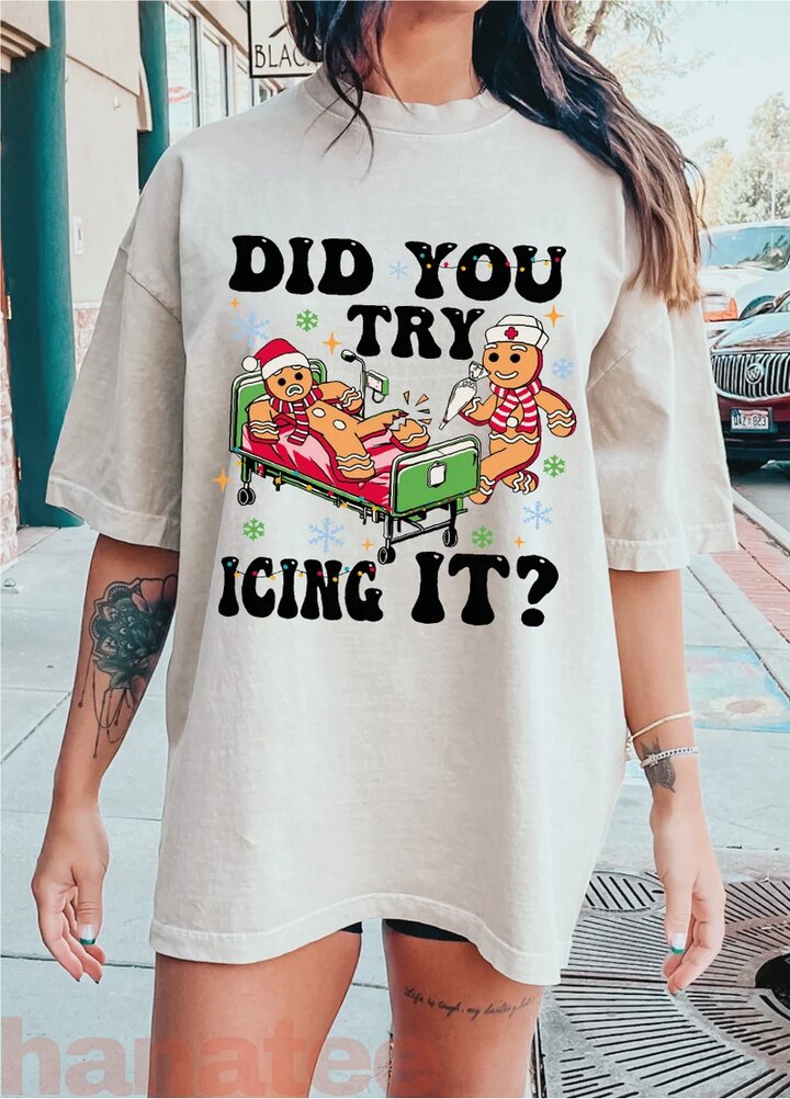 Funny Christmas Did You Try Icing 