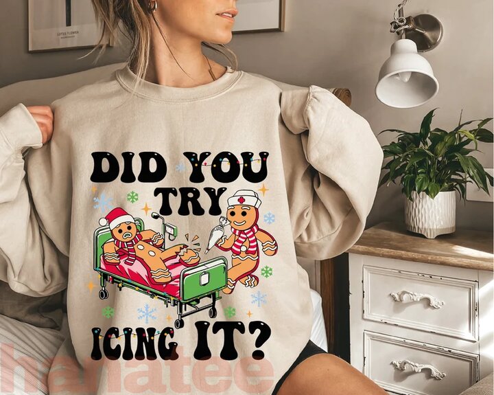 Funny Christmas Did You Try Icing 