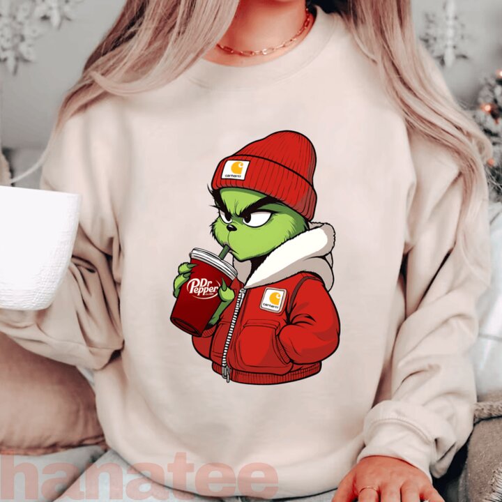 Cool Grinch Drink Dr.Pep Christmas