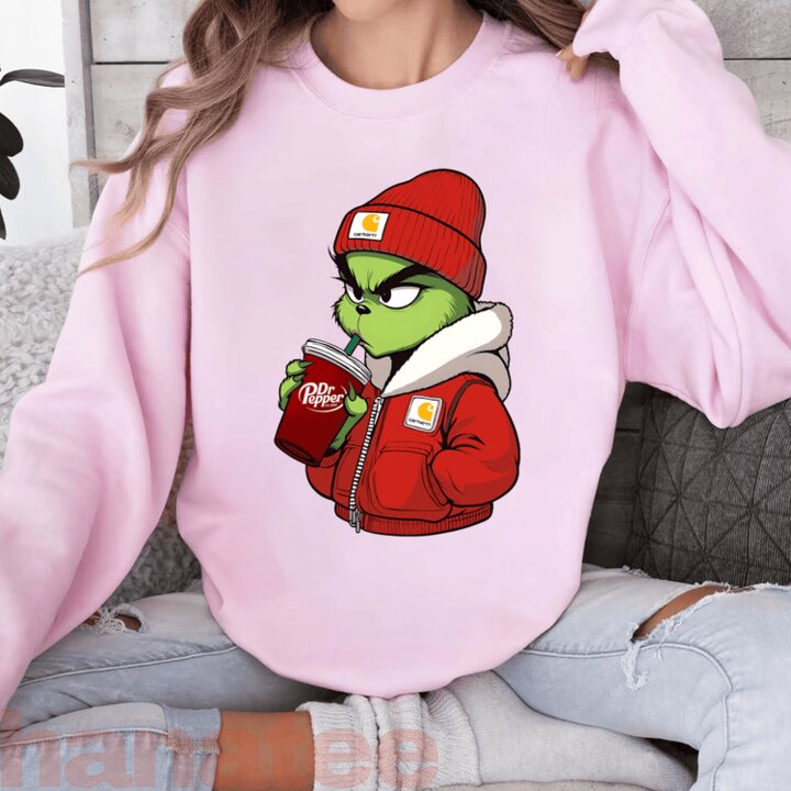 Cool Grinch Drink Dr.Pep Christmas