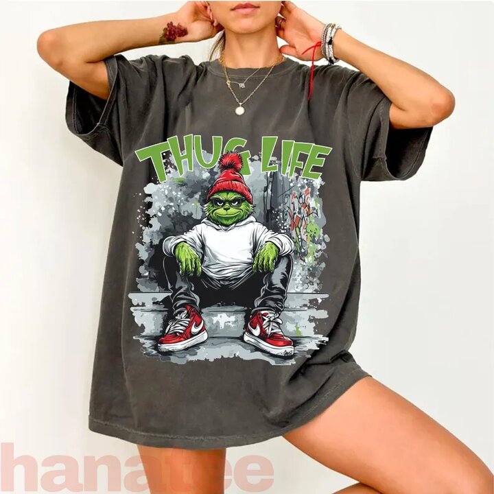 Thug Life Grinch Christmas 